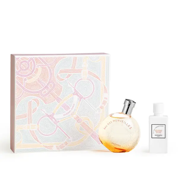 Hermès Eau Des Merveilles 50 Ml Eau De Toilette Set and a 40ml Moisturizing Body Milk