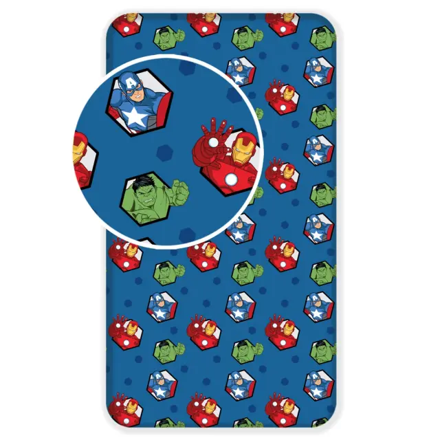 Σεντόνι Marvel Avengers Fitted sheet 200x90cm 100% Cotton 602.04.0229.20.JF