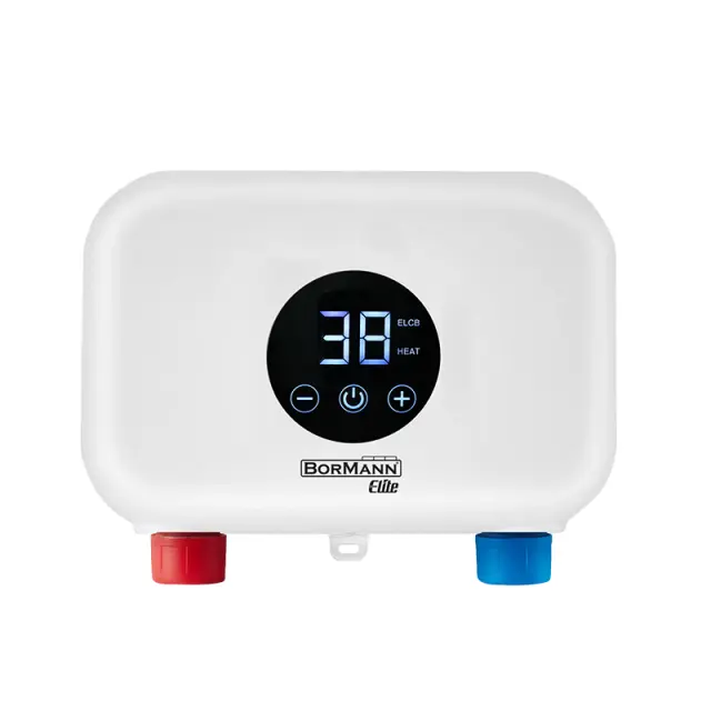 BORMANN ELITE BTW3500 - BORMANN ELITE BTW3500 Επιτοίχιος Ταχυθερμοσίφωνας Μπάνιου -Κουζίνας Ηλεκτρικός Μονοφασικός 6Kw, Ipx4 (063445)