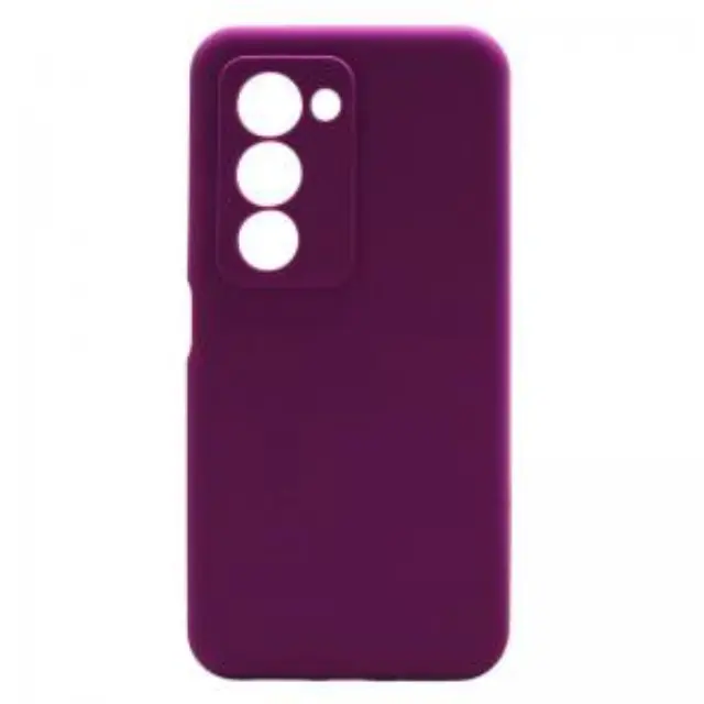 Θήκη Liquid Silicon inos Xiaomi Redmi 15 4G/ 15 5G Velvet Μωβ N70022 2