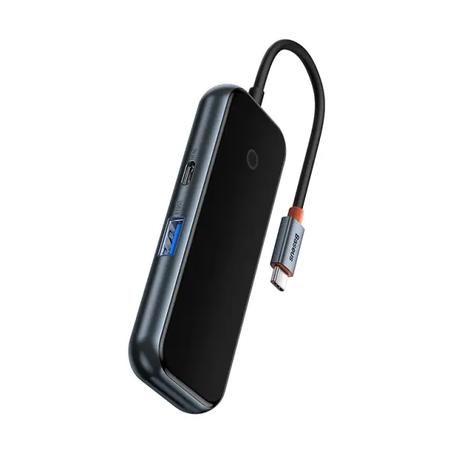 Baseus Hub 4σε1 USB-C σε 4xUSB 3.0 (Γκρι)WKJZ010513