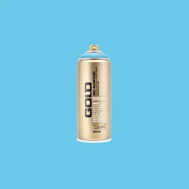 Montana Gold Spray Paint 400ml G5020 Baby Blue