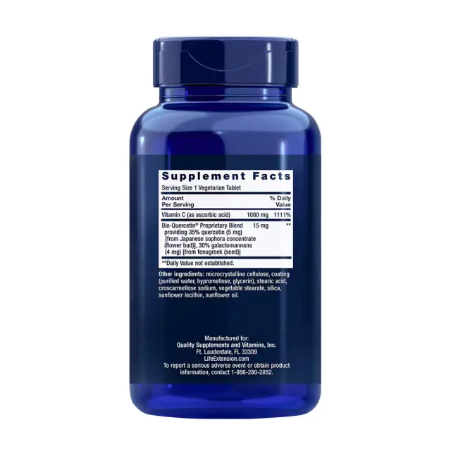 Life Extension Vitamin C With Bio-Quercetin 2