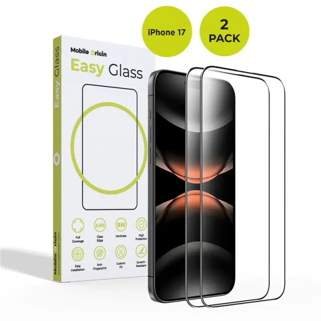 Mobile Origin EasyGlass iPhone 17, 2 pack