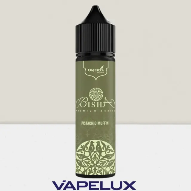 Bisha by Omerta Flavor Shots Pistachio Muffin 10ml to 60ml 2