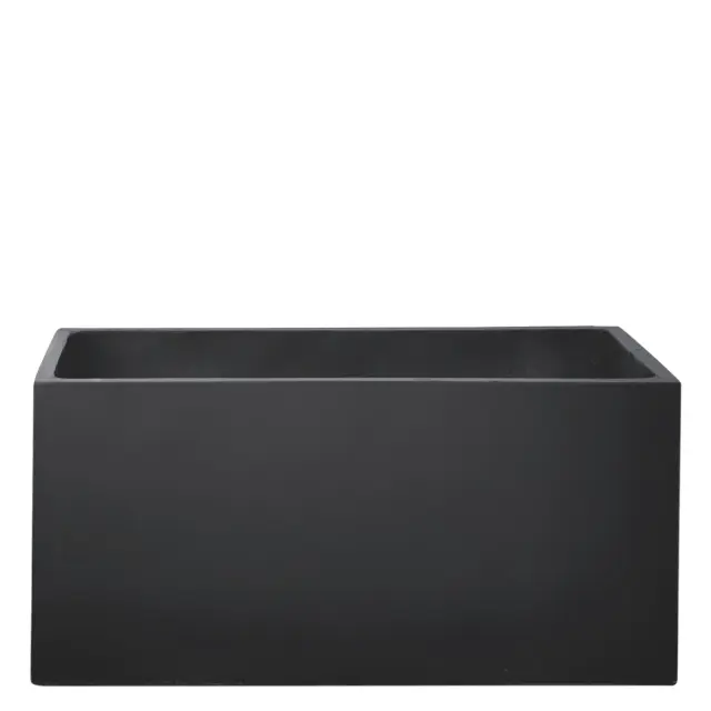 Γλάστρα Σκούρο Γκρι Τσιμέντο 122x55x55cm