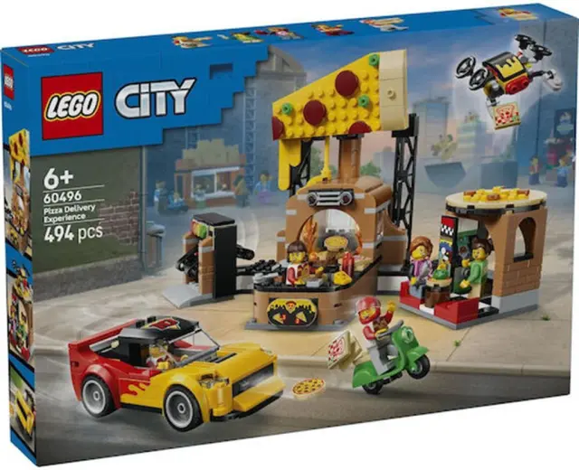 LEGO City Pizza Delivery Experience With Vehicles / 60496 (Lego)