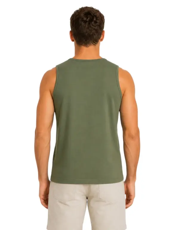 Norway Nautical School - Ανδρικό T-shirt Αμάνικο 845910-ARMY Χακί 2