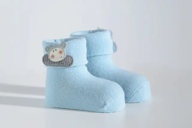 Socks Baby Panda Γαλάζιο