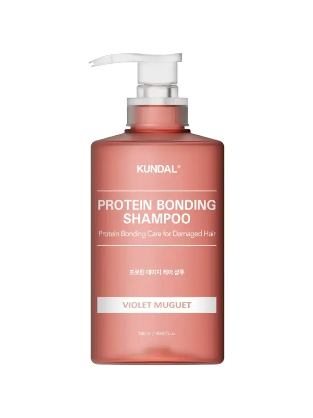Kundal Protein Bonding Shampoo 500ml - Σαμπουάν για ταλαιπωρημένα μαλλιά με άρωμα Violet Muguet