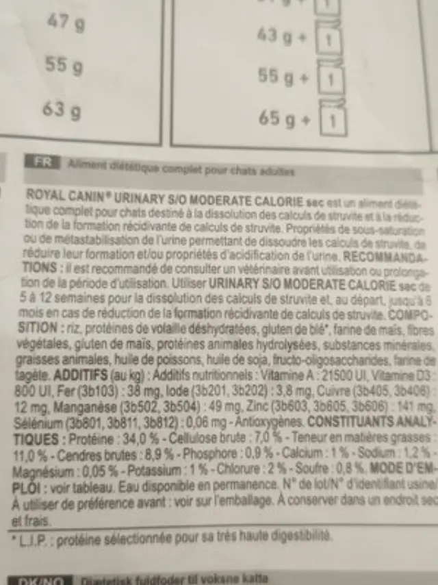 Royal Canin Urinary S O cats dry food 3.5 kg Adult Poultry - Rice 2