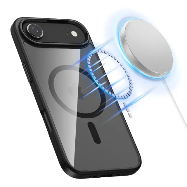 Tech-Protect Θήκη Κινητού iPhone 17 Air Magmat Magsafe Black / Clear 3