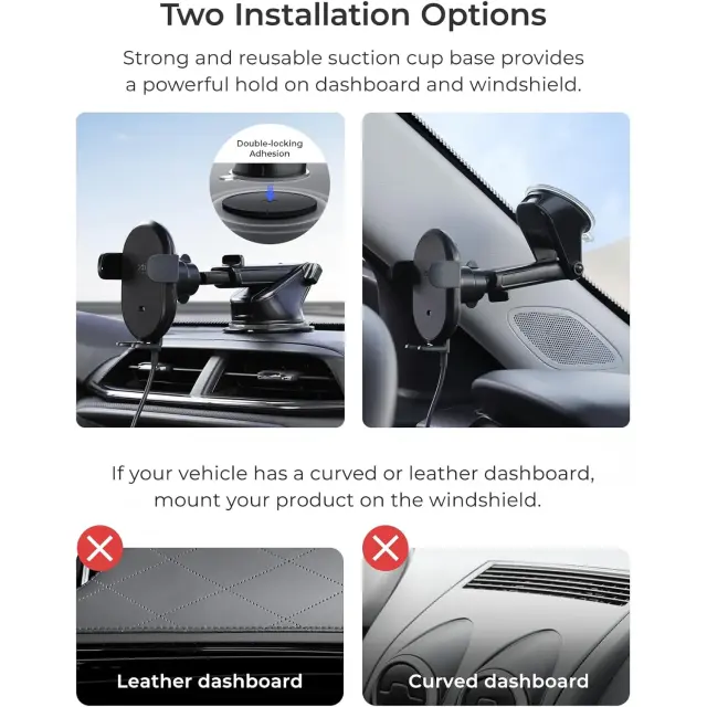 iOttie Auto Sense 2 Wireless Βάση Στήριξης Κινητού για Ταμπλό – Παρμπρίζ 2