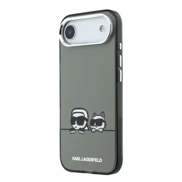 Karl Lagerfeld IML K&CH Heads Logo MagSafe Case for iPhone iPhone Air Black 2