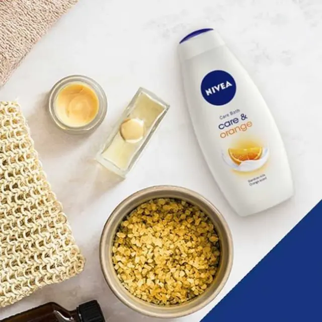Nivea Κρεμώδες ΝΤΟΥΣ Care + Orange 250ml 2