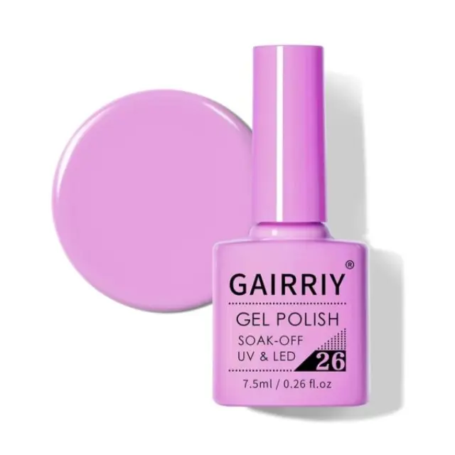 Ημιμόνιμο επαγγελματικό βερνίκι GAIRRIY 7.5ML - 0.26FL.OZ 26
