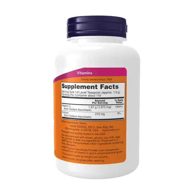 Now Foods Sodium Ascorbate Powder 2