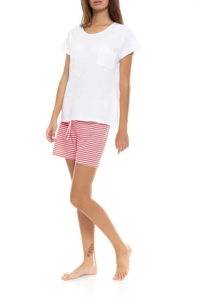S1419 - Red - PYJAMA SHORTS RAINBOW 3