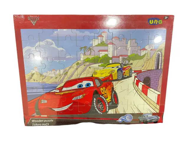 Ξύλινο Παζλ Cars 48τεμ 2