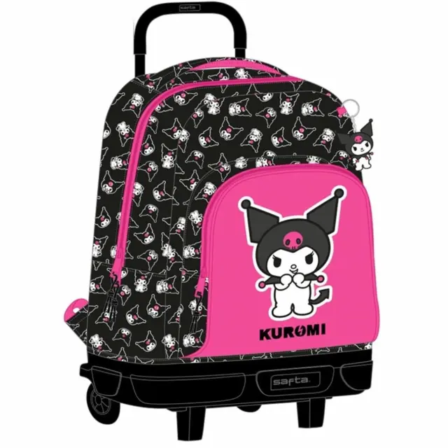 Τσάντα πλάτης Σχολική Kuromi Trolley 45cm