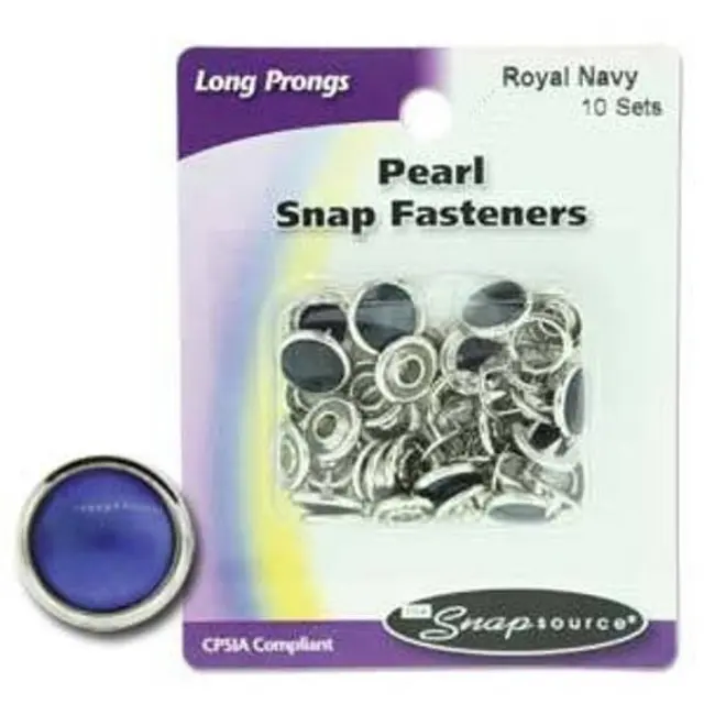 Τρουκς Pearl Royal Navy Size16 (11mm) - 10σετ