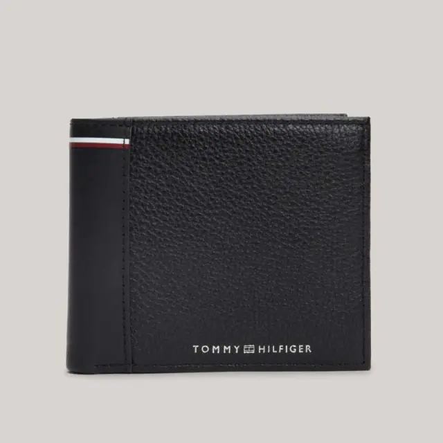 Πορτοφόλι Tommy Hilfiger AM0AM12519-BDS Μαύρο - Single Size