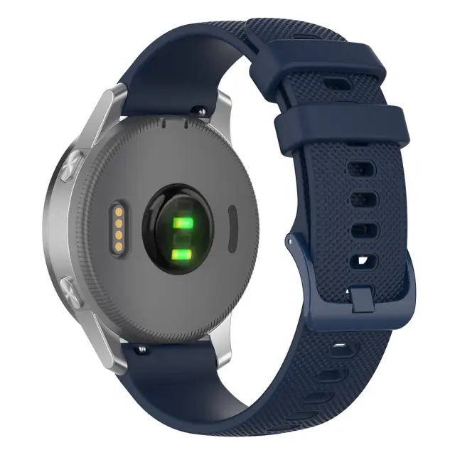 Texture Λουράκι για Smartwatch 18mm-Dark Blue OEM 2