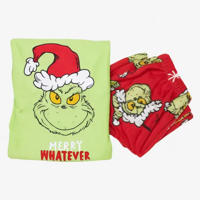 Πιτζάμα Grinch Velour Lime Red 8020410 - 14-16Y (158/164cm) 2