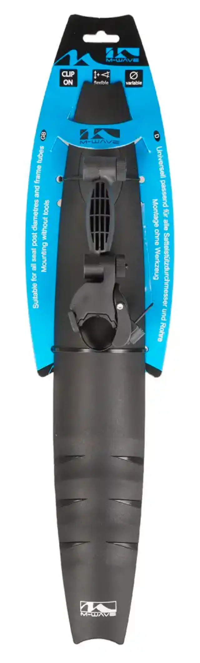 ΦΤΕΡΟ ΟΠΙΣΘΙΟ M-WAVE MUD MAX ΟΠΙΣΘΙΟ ΜΕ QR 20''-28'' ΠΛΑΣΤΙΚΟ ΜΑΥΡΟ 385055 3