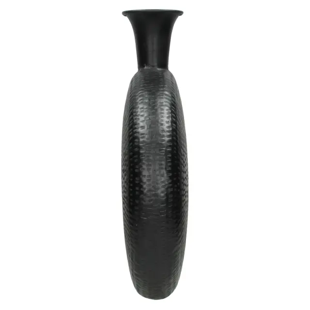 Βάζο Μαύρο Μέταλλο 39x14x47cm