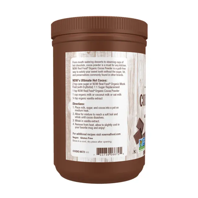 Now Foods Organic Cocoa Powder 3
