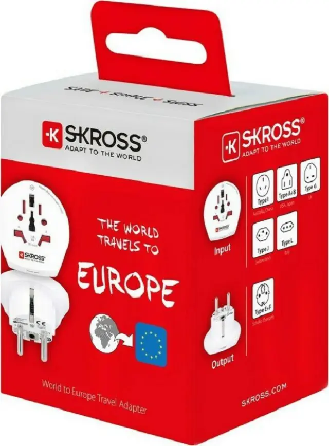 Αντάπτορας Πρίζας από Universal σε Ελλάδας Skross 1.500211-Ε 3