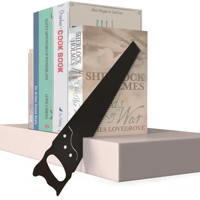 Artori Design Μεταλλικός Βιβλιοστάτης Πριόνι / Cutting Edge Bookend