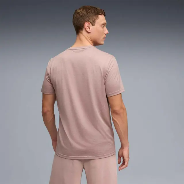 Puma Men's TAD Essentials Heather Cat Tee Μπεζ 525920-88 (Puma) - Large 2