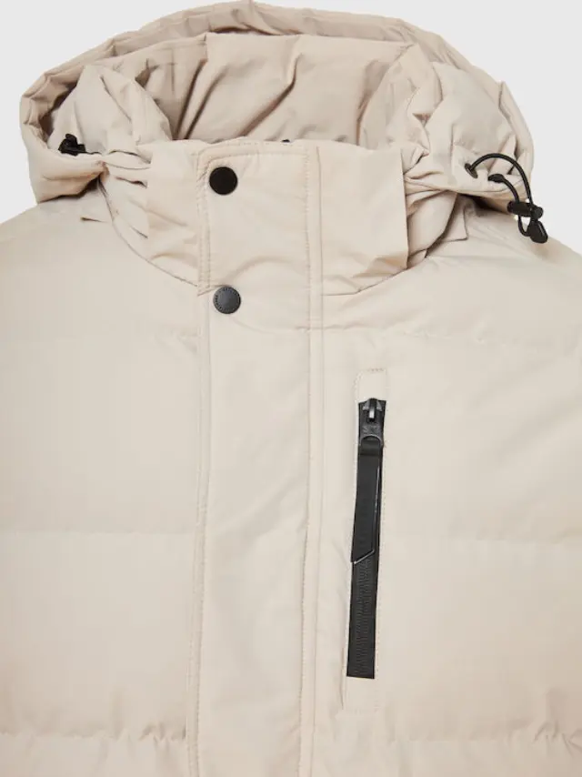 Funky Buddha Puffer Jacket Stone FBM008-036-01 - L 2