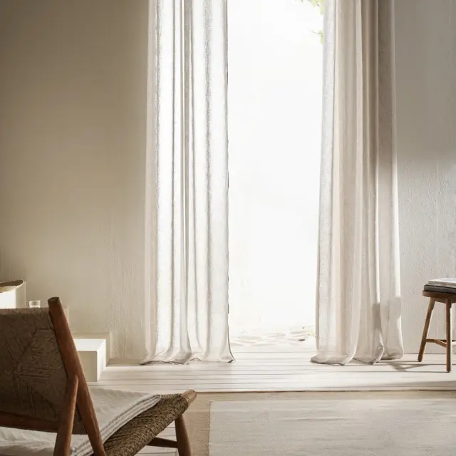 Κουρτίνα με σιρίτι Gofis Home Combe Willow Elephant Grey 502/45 200x295 2