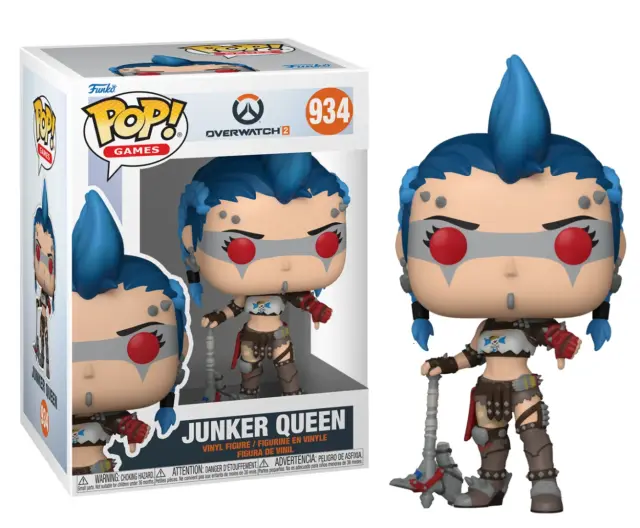Funko Pop! Games: Overwatch 2 – Junker Queen #934 Vinyl Figure