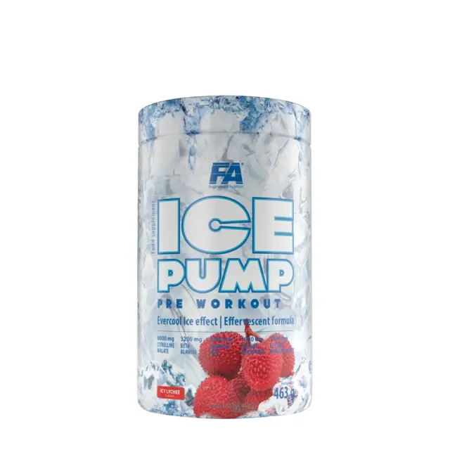 FA - Fitness Authority Ice Pump Pre Workout Icy Lychee, 463 g