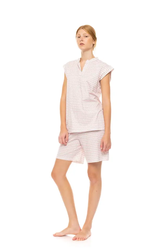 S1524 - Type - PYJAMA SHORTS SUNSET GEO 3
