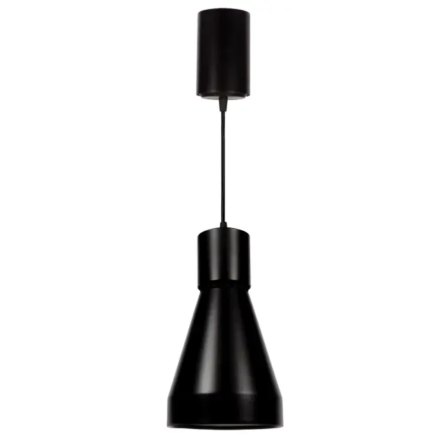 Aiko 04016 led D17cm μαύρο φωτιστικό κρεμαστό καμπάνα 3000k