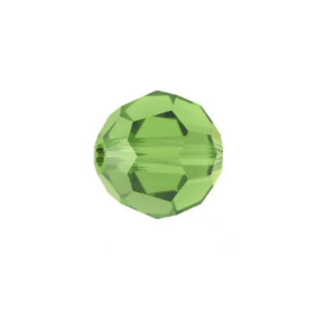 Swarovski 5000 Faceted Round Fern Green 8mm - 6τεμ