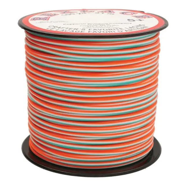 Κορδόνι Νάυλον Pepperell Rexlace Britelace 2.35x0.76mm - Treslace Neon Orange - 91m