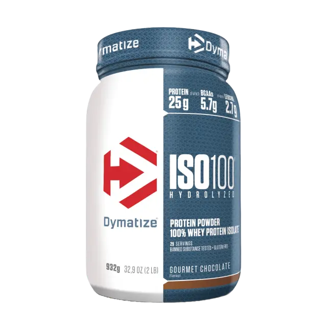 Dymatize ISO 100 Hydrolyzed 932g Gourmet Chocolate (4029679676121)