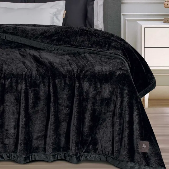 Κουβέρτα 240x250 King 500gsm Essential Greenwich Polo Club 3975 Black 100% Πολυέστερ 2