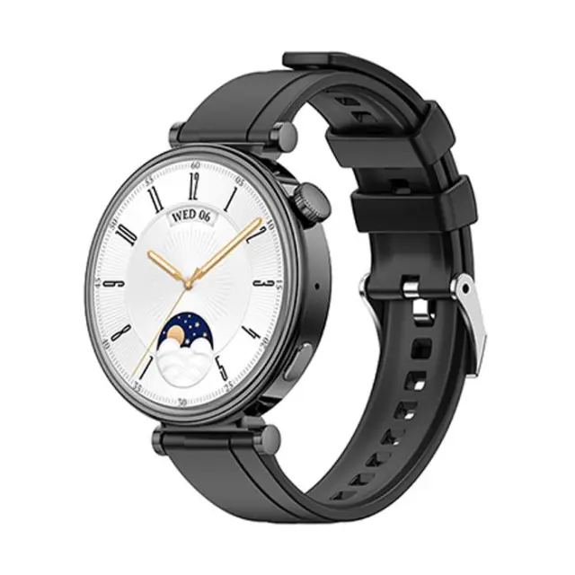 Smartwatch με οθόνη AMOLED 1.32\" σε μαύρο χρώμα