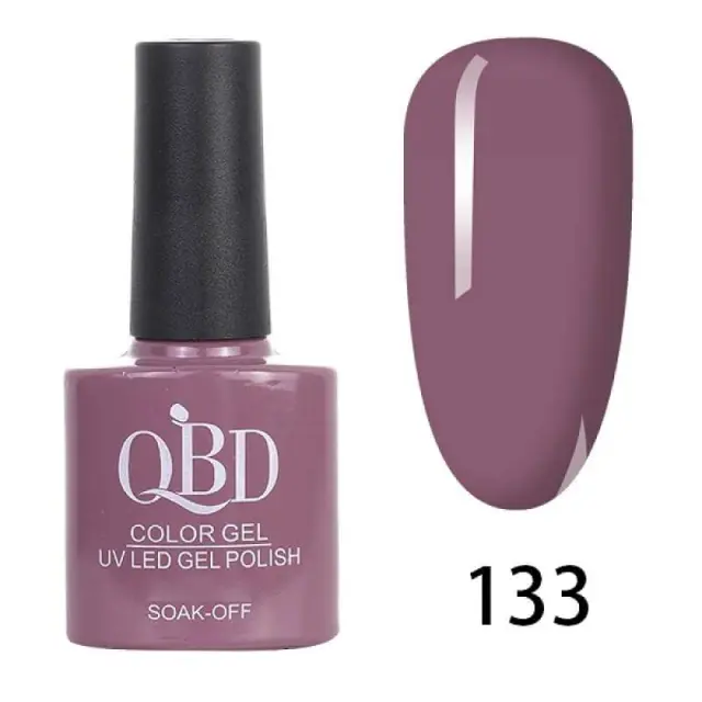 QBD Ημιμόνιμο βερνίκι color Gel Uv/Led Gel Polish 133