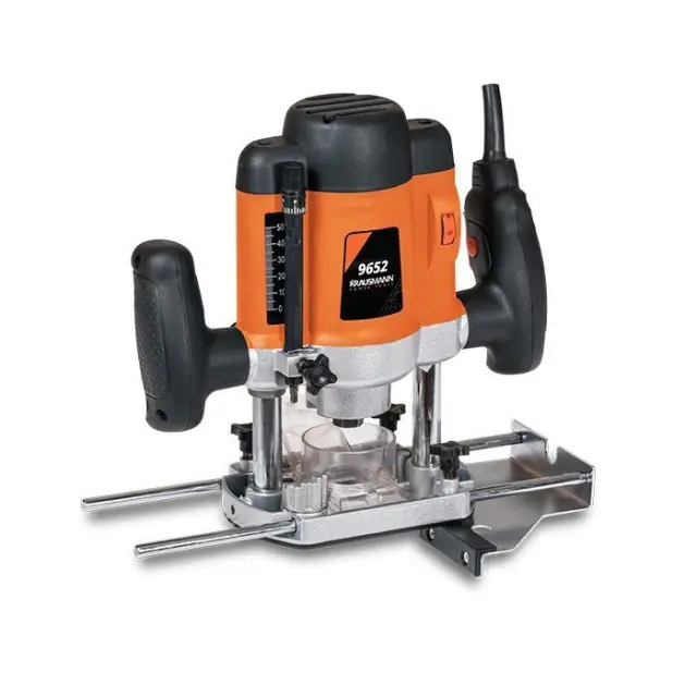 Krausmann 61593 - Ρούτερ Βυθιζόμενο Κάθετη Φρέζα 1400W με Ρύθμιση Ταχύτητας (9652)