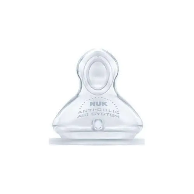 Nuk First Choice+ Θηλή Σιλικόνης 6m+ Μέγεθος 2, με Βαλβίδα για Γάλα (Medium), 1 τεμάχιο 2
