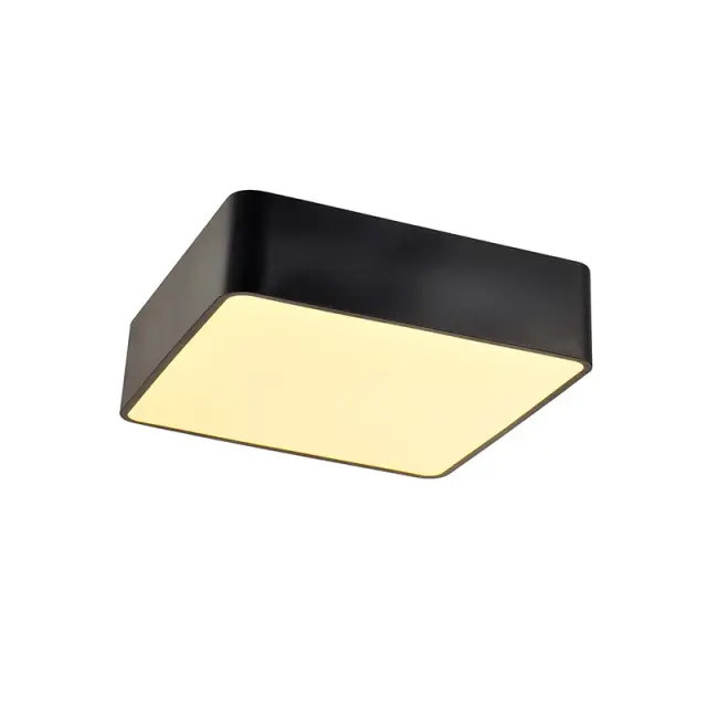 ΟΡΟΦΗΣ Φ/Σ LED 40W 4000LM CCT ΜΑΥΡΟ ΜΕΤ/ΚΟ 48X48XH13CM EMERY / HM28LEDC48BKCCT
