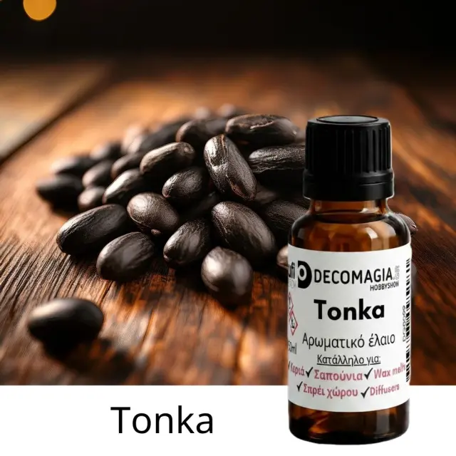 Άρωμα για κερί και σαπούνι 50ml, Tonka